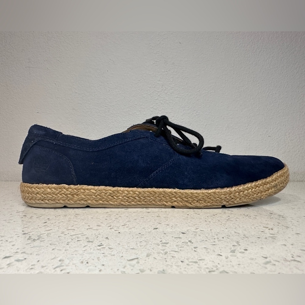 Timberland Espadrille Style Lace Up Casual Suede Look Shoe Women’s 9